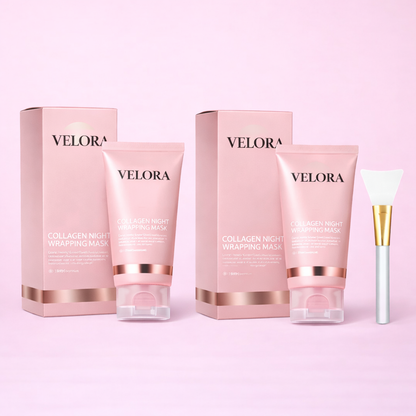 Masque de Nuit au Collagène - Peau Lisse & Repulpée